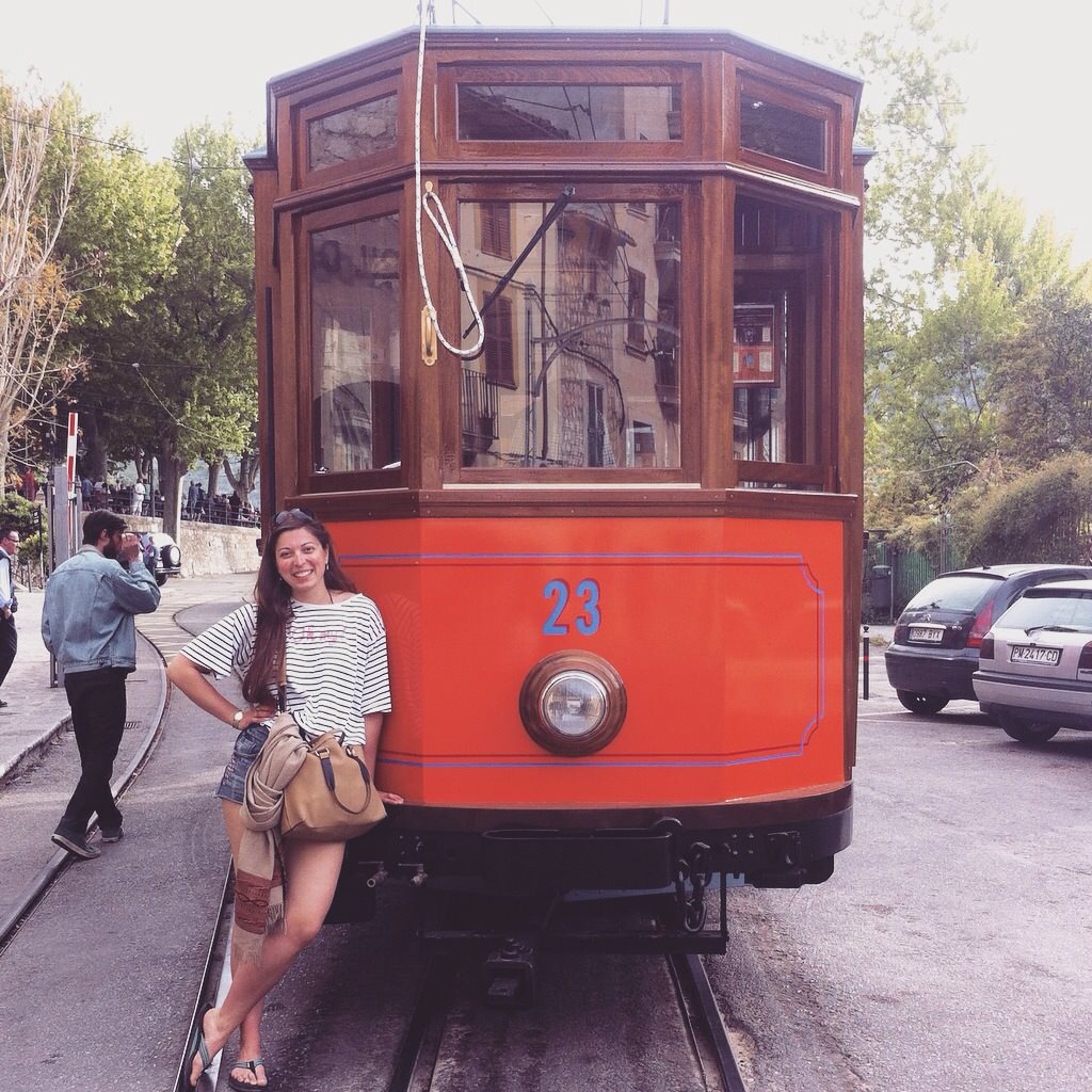 Old tram down to Port de Soller, Mallorca
