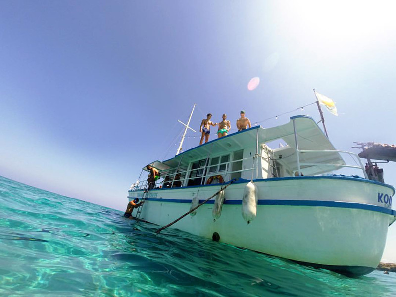 Boat trip in Paphos, Cyprus