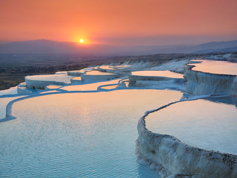 Pummake baths in Turkey