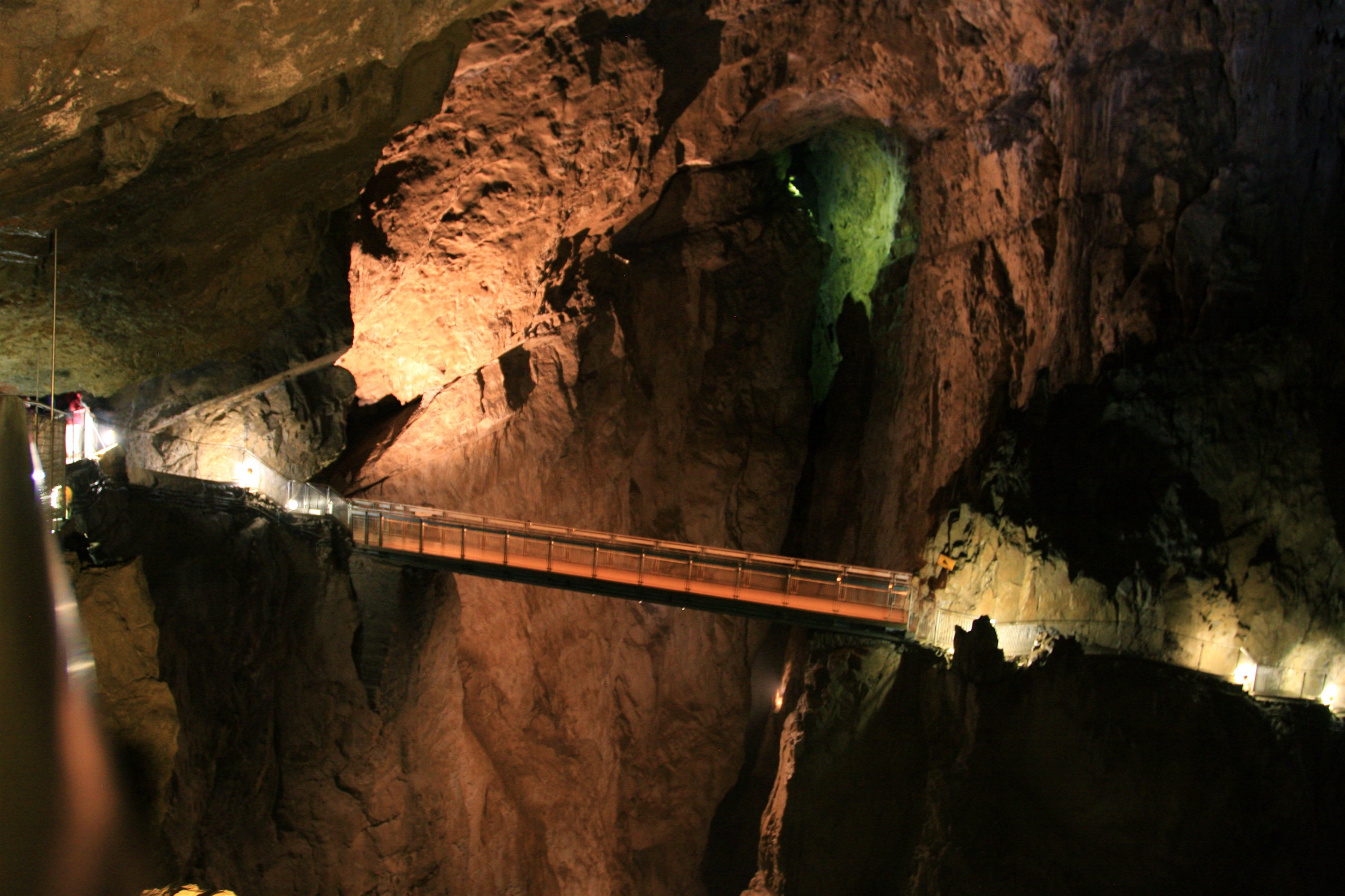 Bridge Inside Skocjan Caves, Slovenia