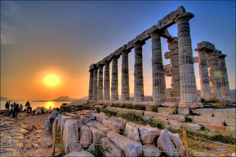 Cape-Sounion-sunset