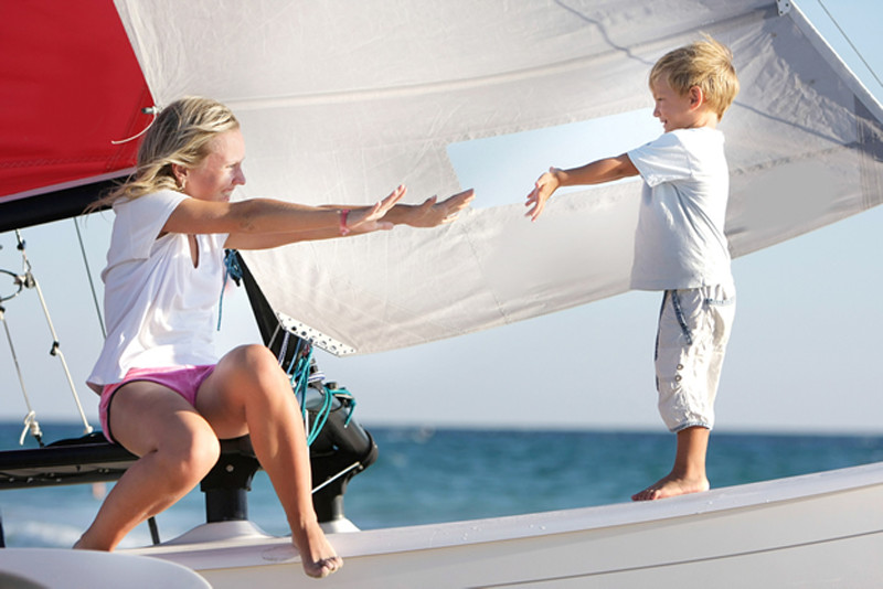 Yacht Turkey Family Holiday Kids