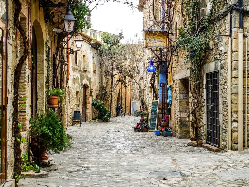 Streets of Pals, Spain