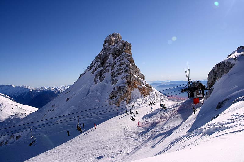 skiing in Slovenia