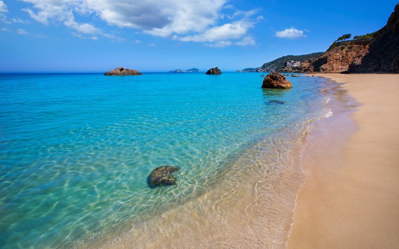 Beach in Ibiza Spain