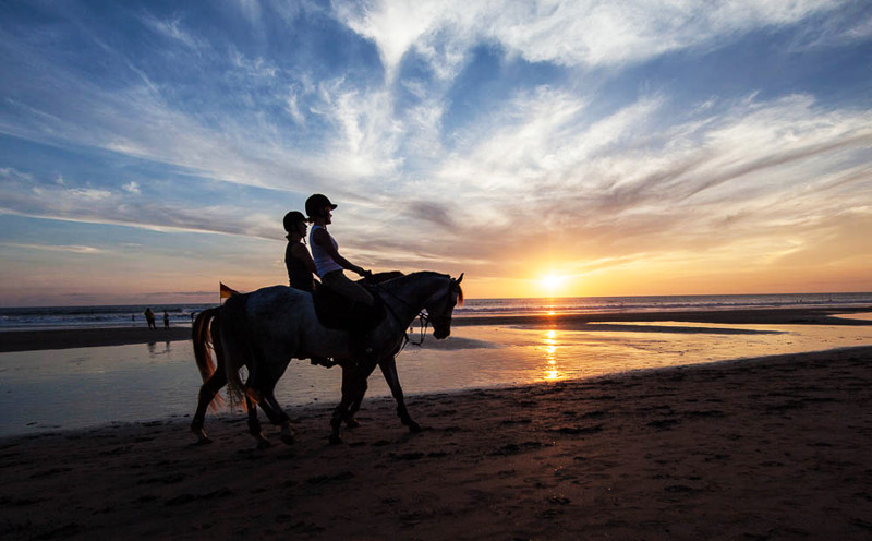 Horse-riding on the beach, Cape Verde