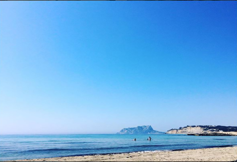 Spanish beach