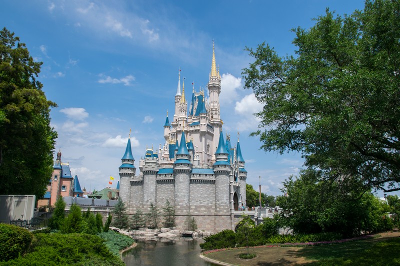 Disney Castle and water