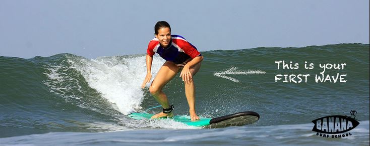 Surfing in Goa