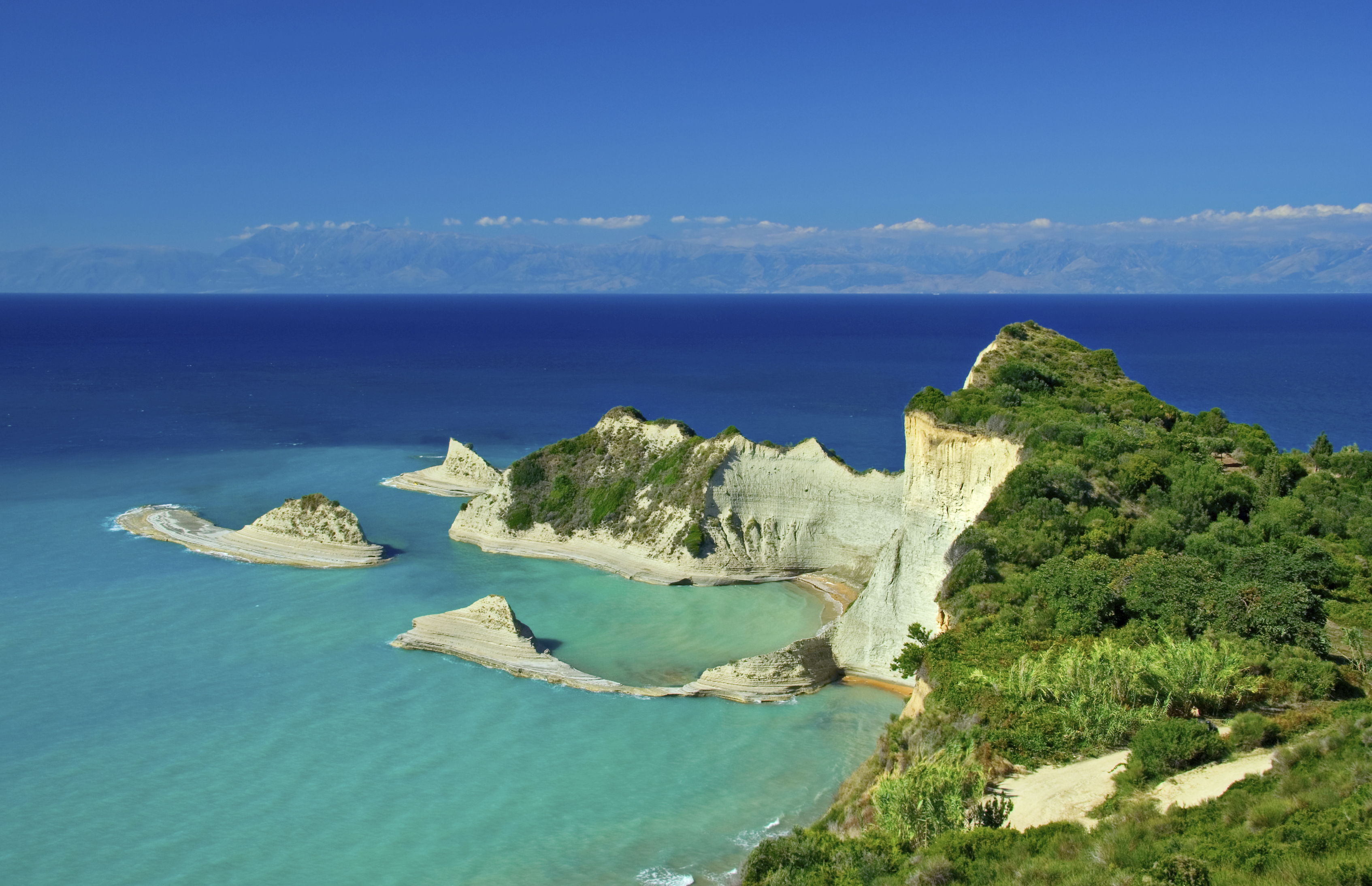 Cape Drastis with nearby islands