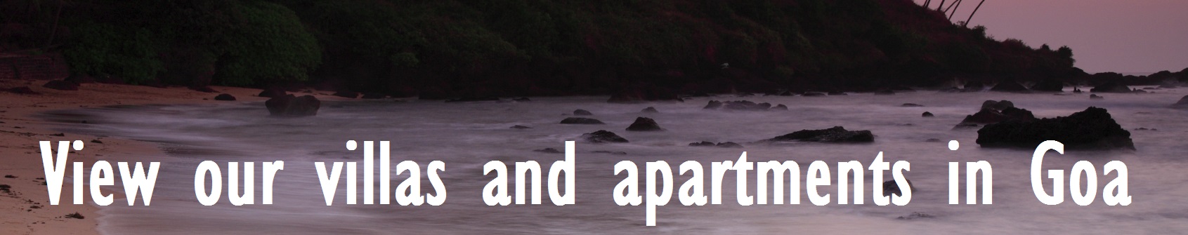 Villas and apartments in Goa