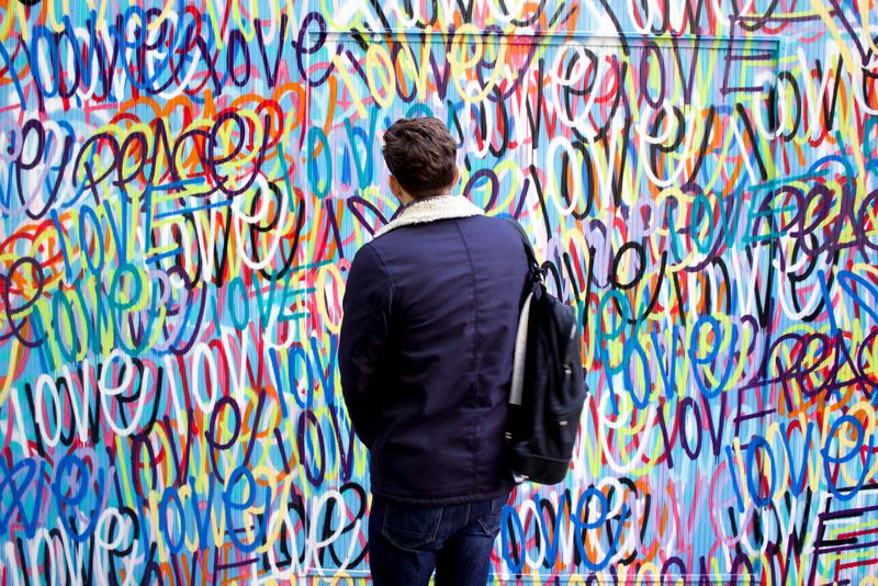 Street art in Queens, New York City.