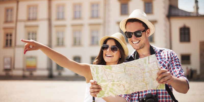 tourists exploring the city