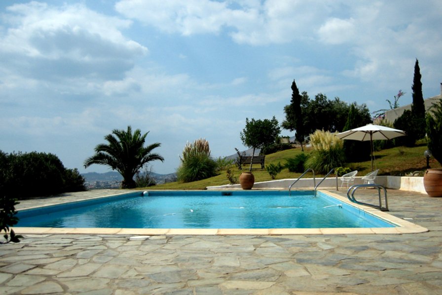 Villas In Greek Mainland Apartments To Rent Country House In Athens Beach Greece September By The Pool